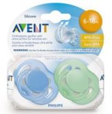 Chupeta Avent Philips - Azul e Verde - 6 a 18 meses