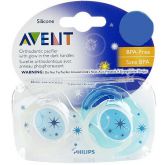 Chupeta Avent Philips - Night Azul - 0 a 6 meses